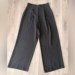 Elegant Black Women's Wide-Leg Pants